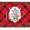 #590 CLEAR Classic Christmas- 20oz Skinny Straight- 9.4" x 8" Pattern Vinyl Wrap